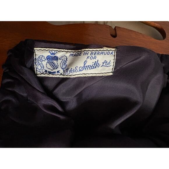 VTG Triminghams Bermuda Clutch Duo: Wood Handle, Wool Tartan Preppy Holiday Gift - Picture 11 of 12